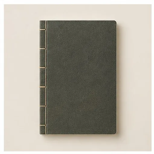 A5 Thread-Bound Notebook — Dot Grid